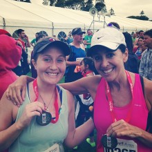 Me and Mom at the finish